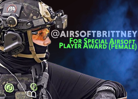 Women of Airsoft Airsoftbrittney Airsoft Player Awards